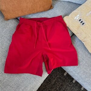 Lululemon Men’s Red Lounge Shorts